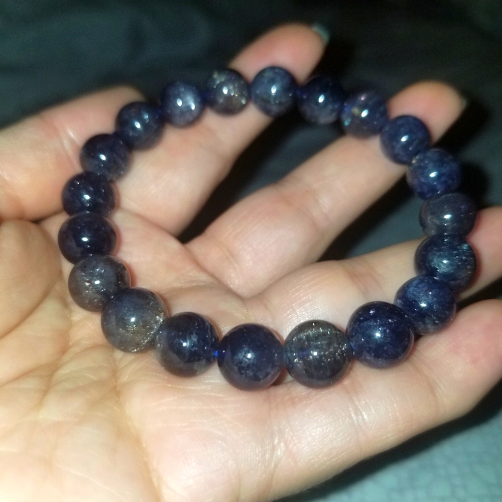 Bloodshot Iolite braclets (Free gift with purchase)